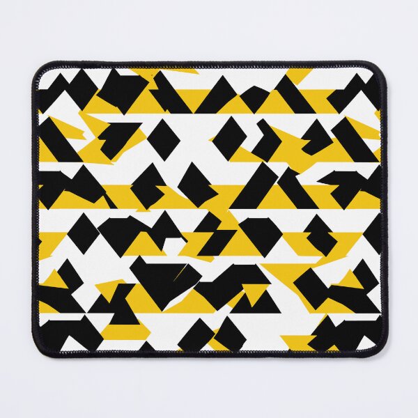 Item preview, Triangle Yellow and Black Abstract Pattern  designed and sold by palaco210.