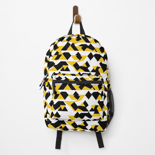 Item preview, Triangle Yellow and Black Abstract Pattern  designed and sold by palaco210.