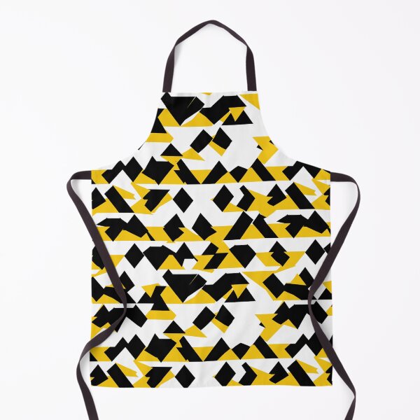 Item preview, Triangle Yellow and Black Abstract Pattern  designed and sold by palaco210.