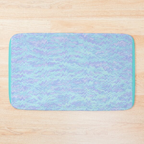 Item preview, Abstract blue and purple waves, oil art designed and sold by crumbs-of-life.