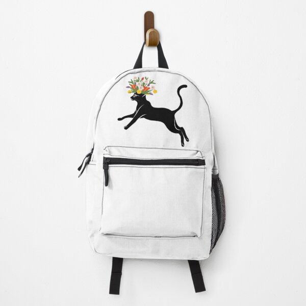 Item preview, Beautiful Flower Cat Leaping designed and sold by PlanetMarker.