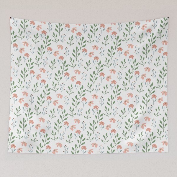 Item preview, Notebook flower pattern aesthetic designed and sold by N4re.