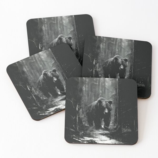 Item preview, Shadows of the Cursed Woods: Bear's Haunting Solitude designed and sold by cruzjone.