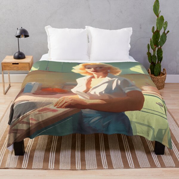 Item preview, Painting of a woman in the kitchen designed and sold by Working-Woman.