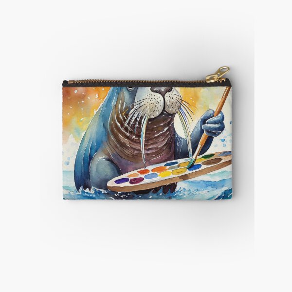 Item preview, Whimsical Walrus Painter designed and sold by omerfdln34.