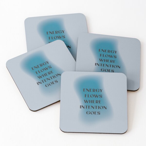 Item preview, Energy flows where intention goes Neville Goddard law of assumption manifestation quote designed and sold by Star Dew.