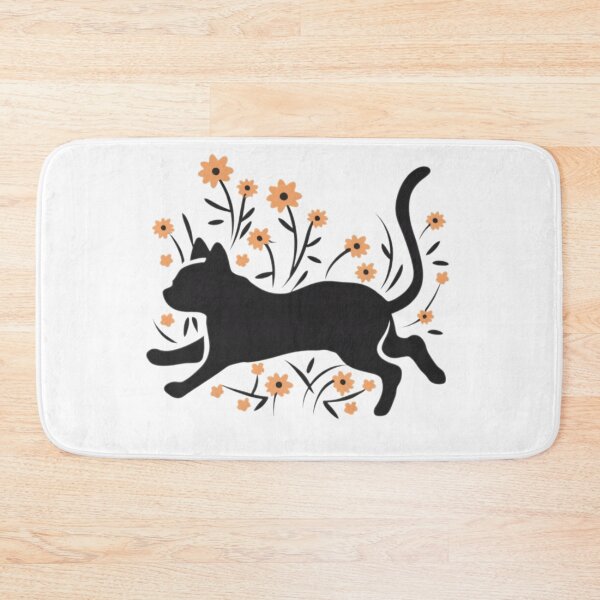 Item preview, Beautiful Flower Cat Leaping designed and sold by PlanetMarker.