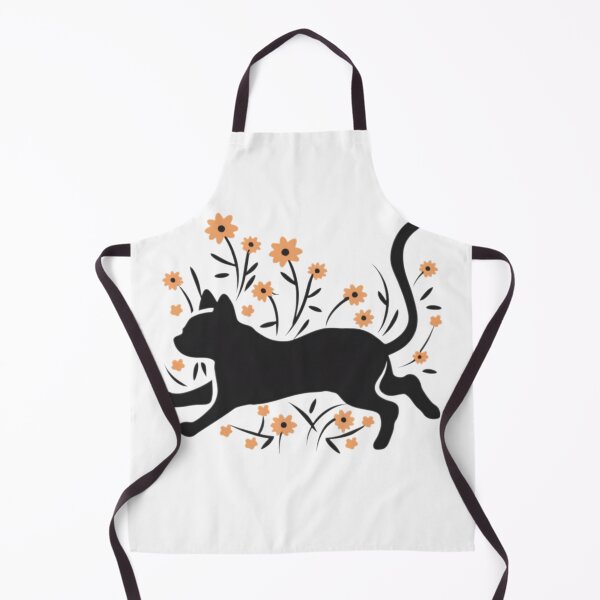 Item preview, Beautiful Flower Cat Leaping designed and sold by PlanetMarker.