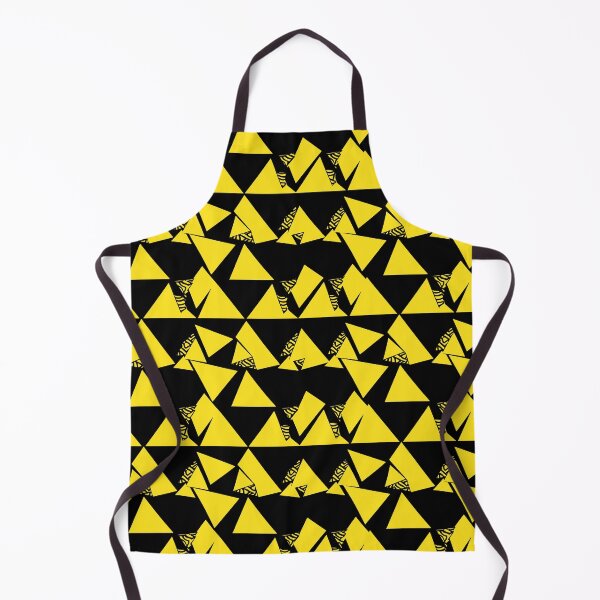 Item preview, Triangle Yellow and Black Abstract Pattern  designed and sold by palaco210.
