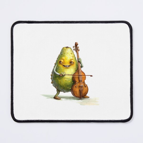 Item preview, Avocado walking its way around a bass 5 designed and sold by nkiergaard.