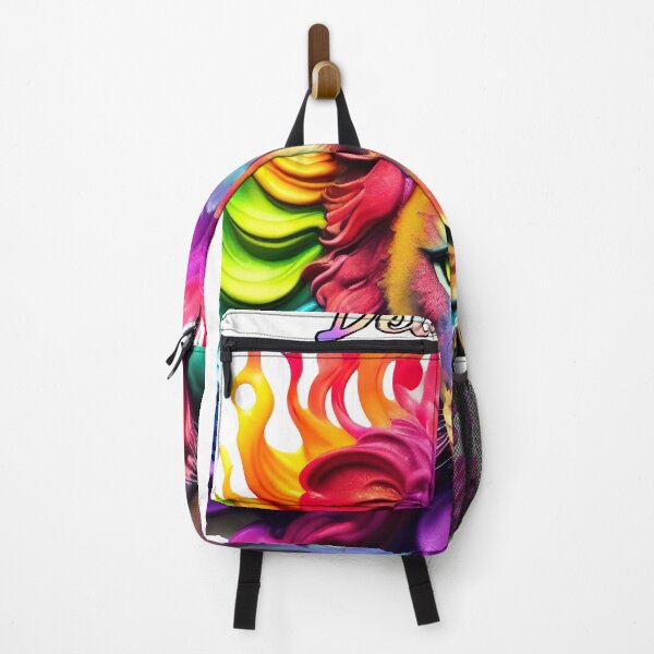 Item preview, Colorful Fierce Lion, Abstract, Bold, Powerful Animal designed and sold by Rhonda Brown.