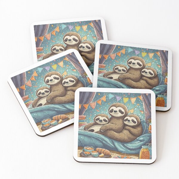 Item preview, Silly Sloth Sleepover designed and sold by omerfdln34.