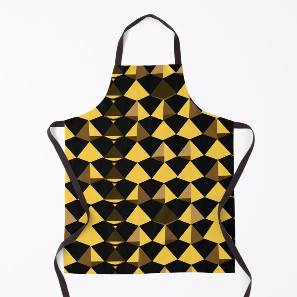 Item preview, Triangle Yellow and Black Abstract Pattern  designed and sold by palaco210.