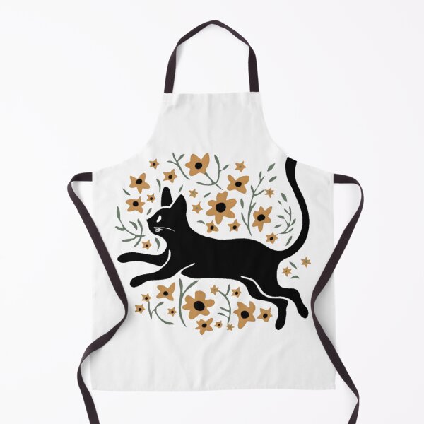 Item preview, Beautiful Flower Cat Leaping designed and sold by PlanetMarker.