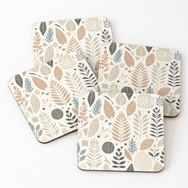 Item preview, Retro leaves designed and sold by ClumsyClouds.