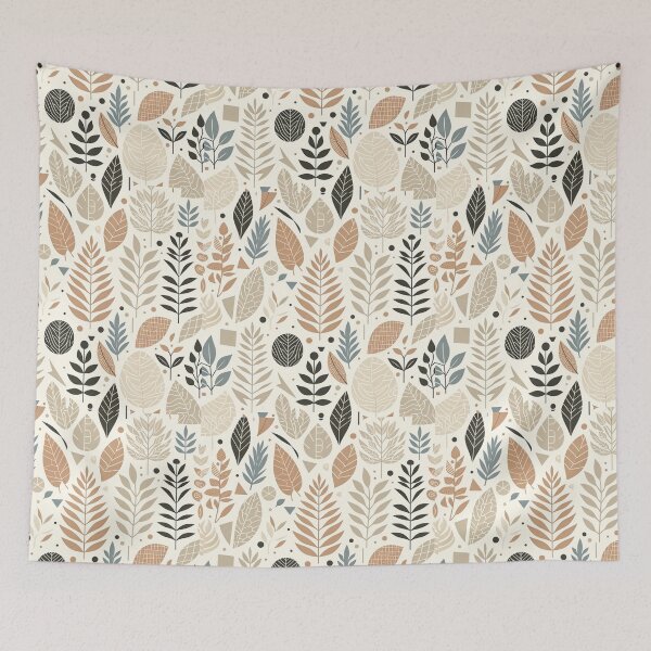 Item preview, Retro leaves designed and sold by ClumsyClouds.