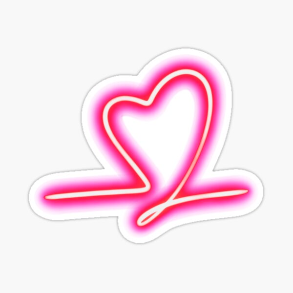 Item preview, Neon Heart designed and sold by LunettaShop.