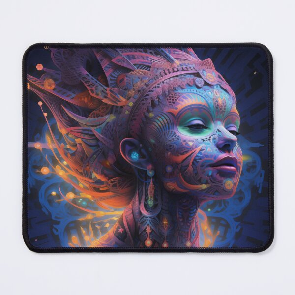 Artikelvorschau, DMT-Kunst .... Leuchtendes göttliches Feminin entworfen und verkauft von TheGlassPortal.