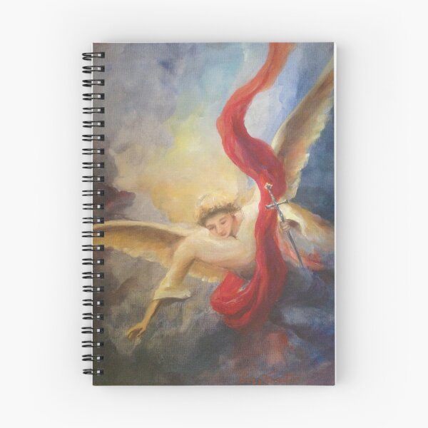 Item preview, Arch Angel Michael original Oil painting  designed and sold by lizzyforrester.