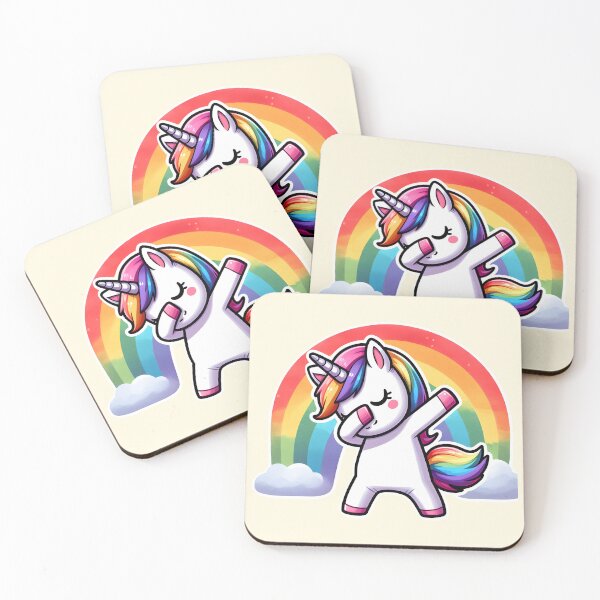 Item preview, Cute dabbing unicorn  designed and sold by Animalpetslover.