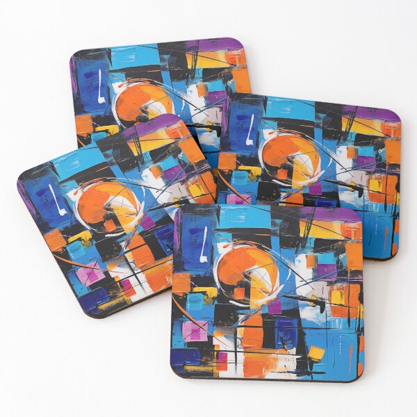 Item preview, The Fiesta Collection - Vibrant Modern Art Bold Abstract Eccentric geometric Design  designed and sold by NortonArt.