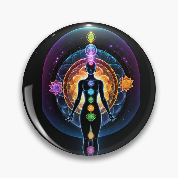 Item preview, Colorful Chakra Bubble Art designed and sold by natureka.
