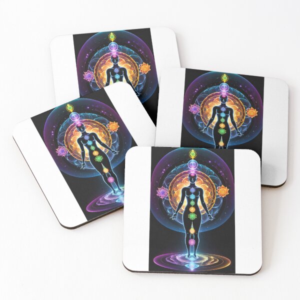 Item preview, Colorful Chakra Bubble Art designed and sold by natureka.