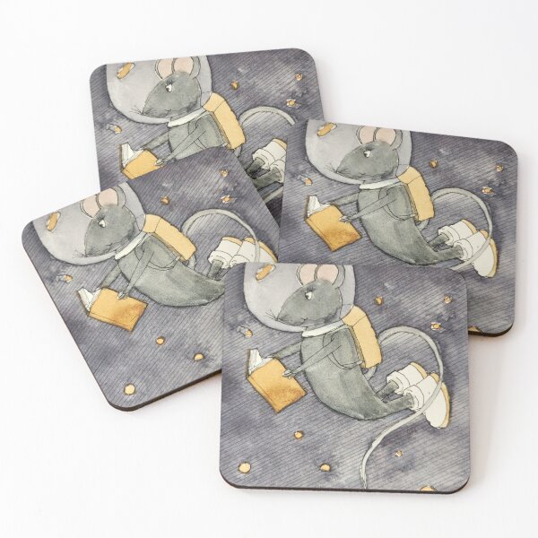 Item preview, Mouse Reading In Space designed and sold by Nicole Hanson.