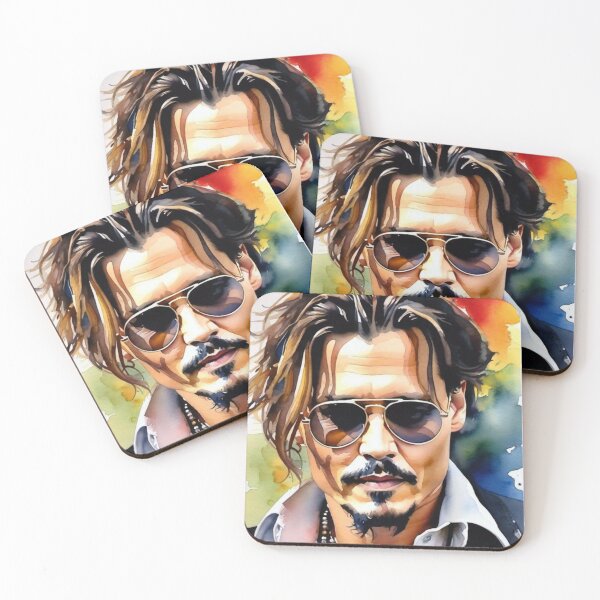 Item preview, Johnny Depp Watercolor  designed and sold by Bleudawn7.