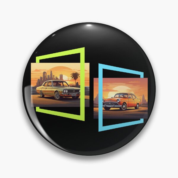 Item preview, Two cars parked At Sunset designed and sold by Mar1eg.