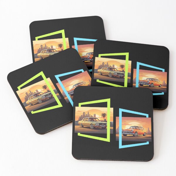 Item preview, Two cars parked At Sunset designed and sold by Mar1eg.