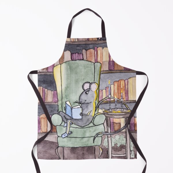 Item preview, Mouse Reading in a Home Library designed and sold by Nicole Hanson.