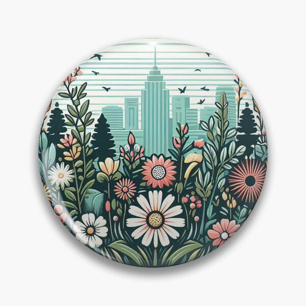 Item preview, Blooming Cityscape designed and sold by Drawing33.