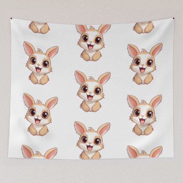 Item preview, Floppy Ears & Fuzzy Joy: Celebrate Rabbits on Redbubble!  designed and sold by digizonebydas.