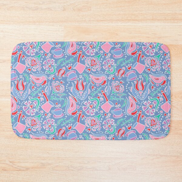 Item preview, folksy valentine kalimera blue designed and sold by Amilia Korre.