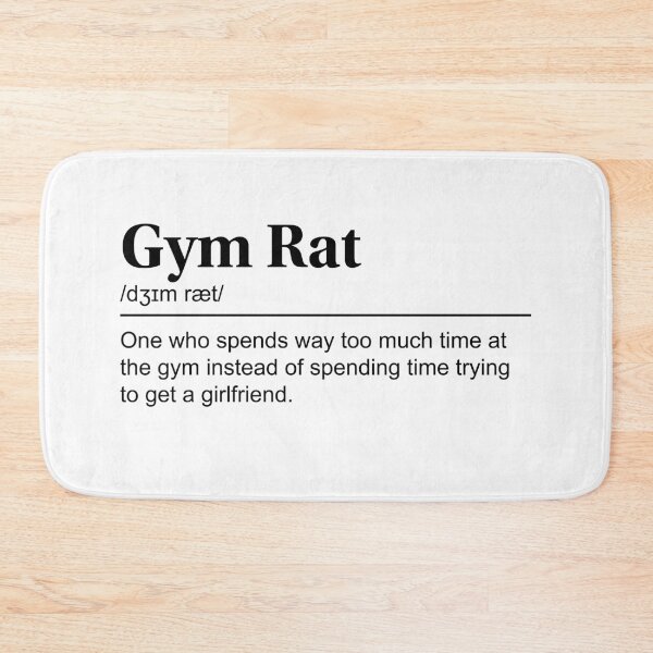 Item preview, Gym Rat Urban Dictionary Design  designed and sold by GainsGraphics.