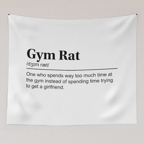 Item preview, Gym Rat Urban Dictionary Design  designed and sold by GainsGraphics.