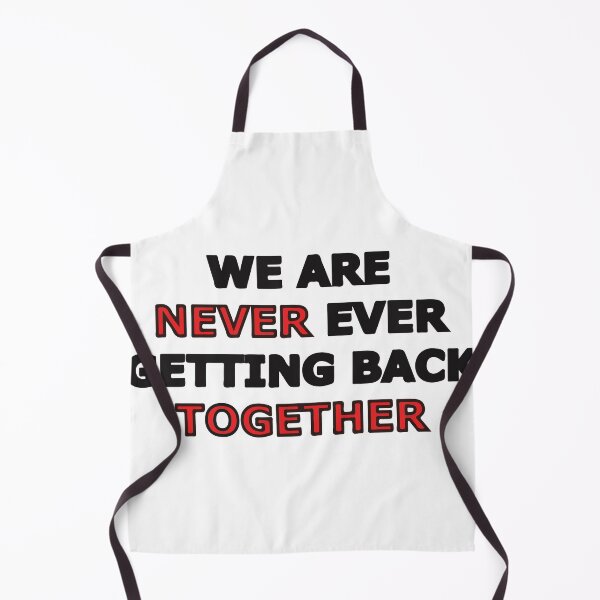 Item preview, Minimalist Typography: Never Getting Back Together designed and sold by myshop102.