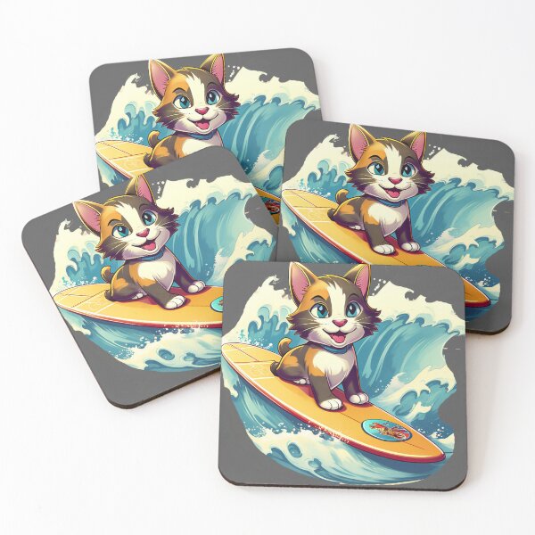 Item preview, The Surfing Cat designed and sold by neworionsOrions.