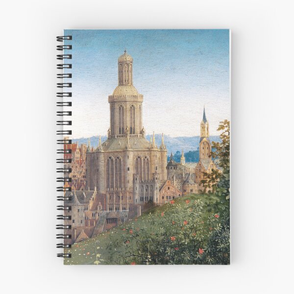 Item preview, The Ghent Altarpiece | Adoration of the Mystic Lamb (detail of church) | Hubert and Jan Van Eyck designed and sold by LaMadeleine.