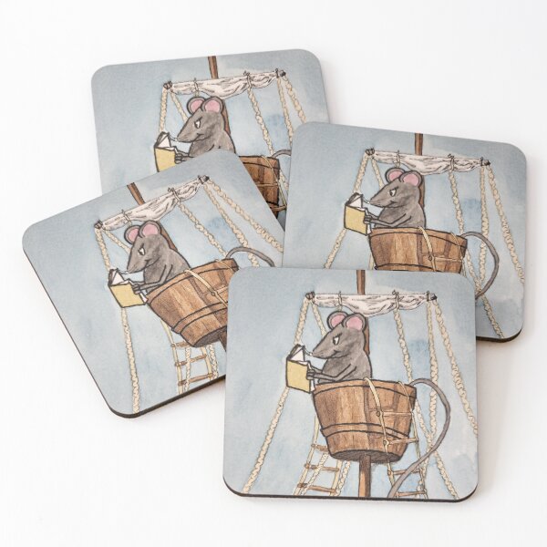 Item preview, Mouse Reading on a Ship designed and sold by Nicole Hanson.