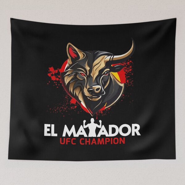 Item preview, EL MATADOR ILIA TOPURIA UFC CHAMPION BLACK designed and sold by hispanae.