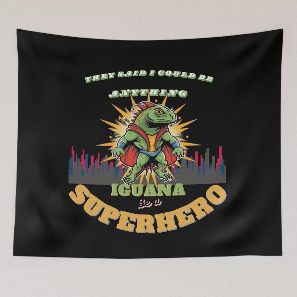 Item preview, Iguana Be A SuperHero - Cute Motivational designed and sold by Kashear.