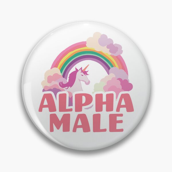 Item preview, Alpha Male | Unicorn | Funny Meme Quote | Meme designed and sold by AngryBlackDog.