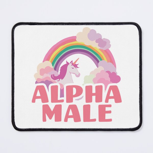 Item preview, Alpha Male | Unicorn | Funny Meme Quote | Meme designed and sold by AngryBlackDog.