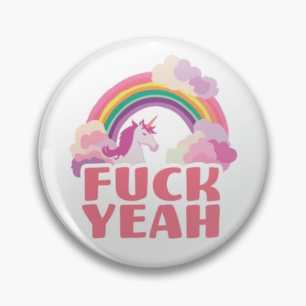 Item preview, Fuck Yeah | Unicorn | Funny Meme Quote | Meme designed and sold by AngryBlackDog.