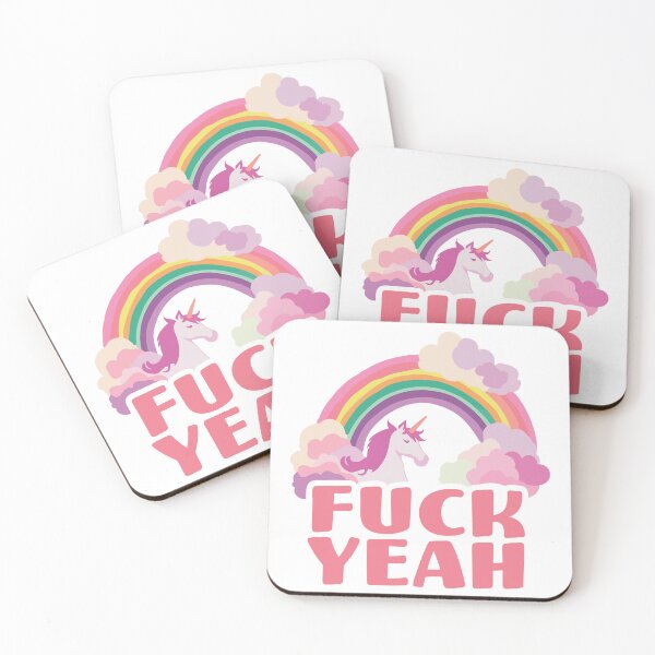 Item preview, Fuck Yeah | Unicorn | Funny Meme Quote | Meme designed and sold by AngryBlackDog.