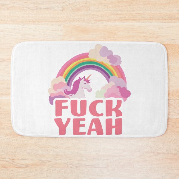 Item preview, Fuck Yeah | Unicorn | Funny Meme Quote | Meme designed and sold by AngryBlackDog.