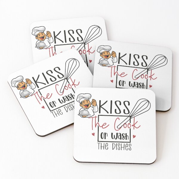 Item preview, kiss the cook or wash the dishes designed and sold by ChicArtThreads.