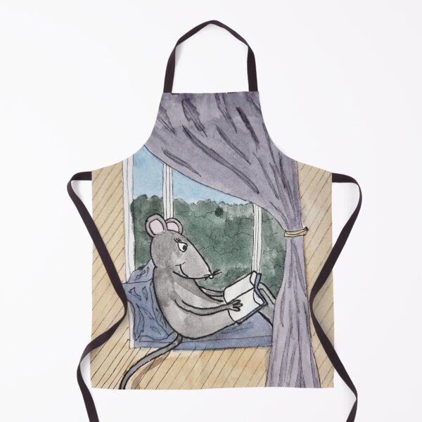 Item preview, Mouse Reading on a Windowsill designed and sold by Nicole Hanson.